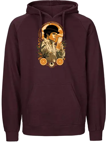 Milk Propaganda - Clockwork, Orange, milk, 80s - Fairtrade Hoodie