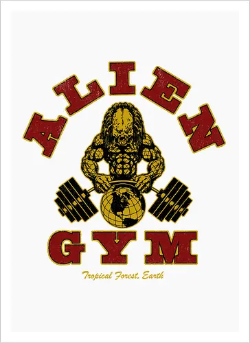 Alien Gym - alien, gym, predator - Artprint