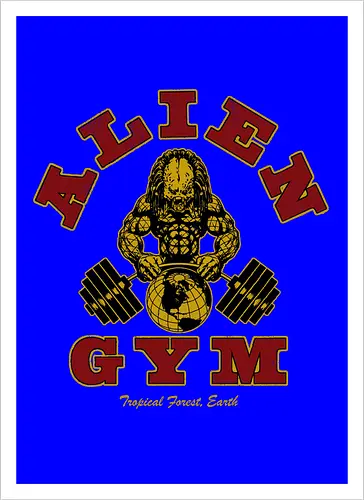 Alien Gym - alien, gym, predator - Artprint