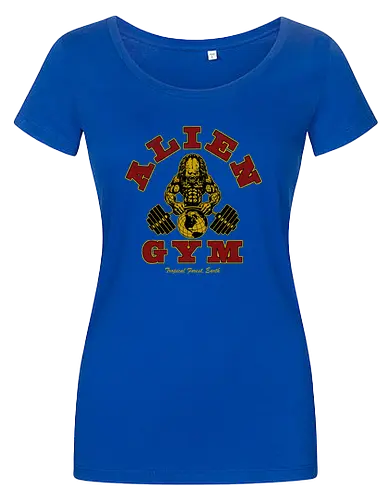 Alien Gym - alien, gym, predator - Women T-Shirt