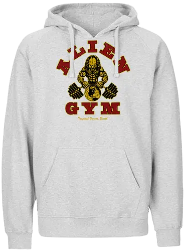 Alien Gym - alien, gym, predator - Fairtrade Hoodie