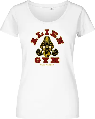 Alien Gym - alien, gym, predator - Women T-Shirt