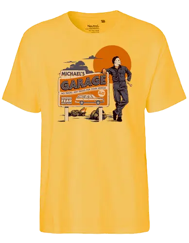 Michael's Garage - Michael, horror, halloween - Fairtrade T-Shirt