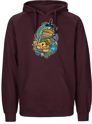 Milk in Bottle - cat, katze, Potion, Milch, milk, gaming, Hero of Time - Fairtrade Hoodie