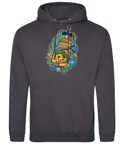 Milk in Bottle - cat, katze, Potion, Milch, milk, gaming, Hero of Time - Standard Hoodie