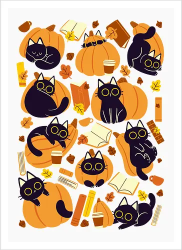 Cats, Pumpkins and Books