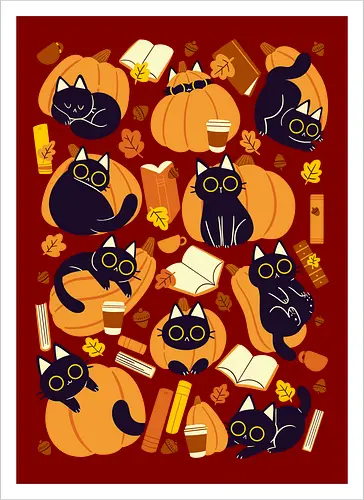 Cats, Pumpkins and Books