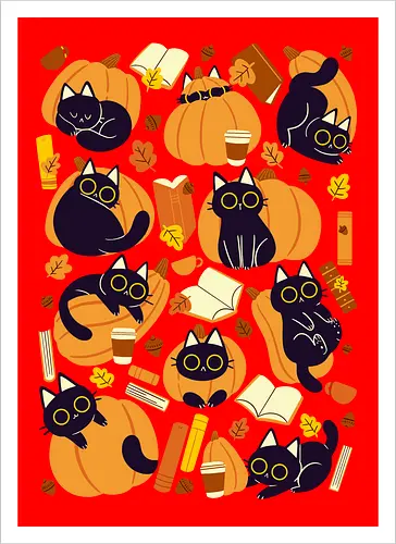 Cats, Pumpkins and Books