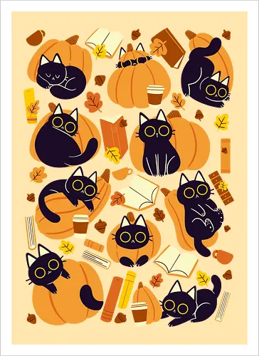 Cats, Pumpkins and Books