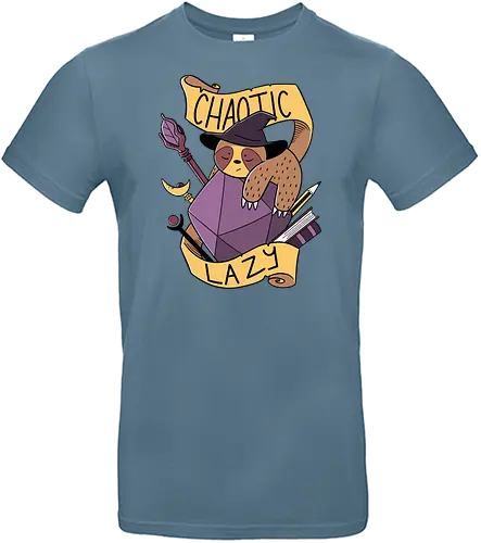 RPG Sloth - nerd, sloth, faultier, lazy, dice, rpg - Standard T-Shirt