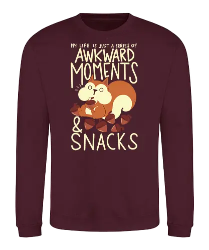 Life in a Nutshell - awkward, Snacks, nussschale, Seltsam - Sweatshirt