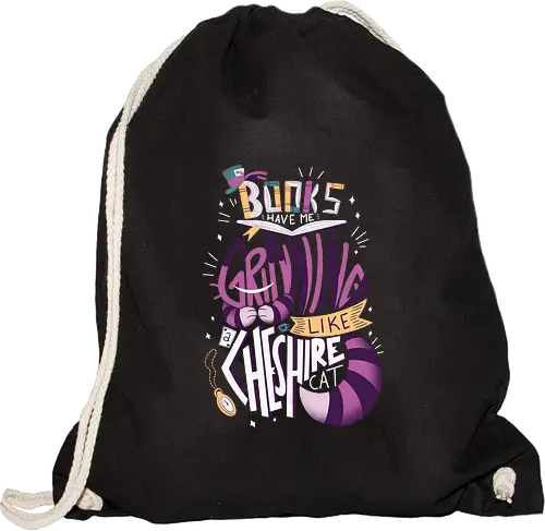 Grinning like a Cheshire cat