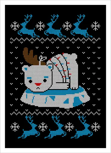 Sad Reindeer Bear