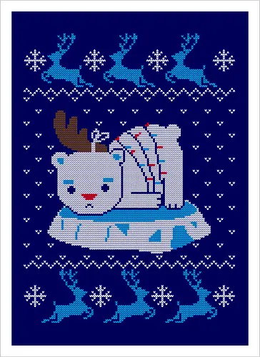 Sad Reindeer Bear