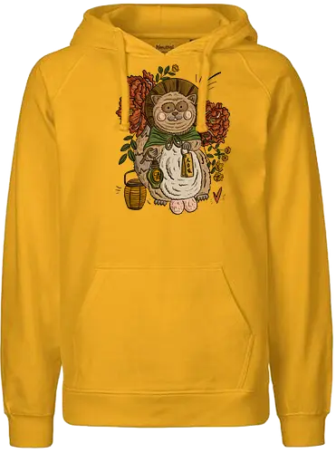 Tanuki - japan, tanuki, spirit, nippon - Fairtrade Hoodie