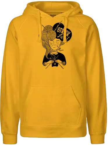 Strickliesel - stricken, Knitting, Strickliesel - Fairtrade Hoodie