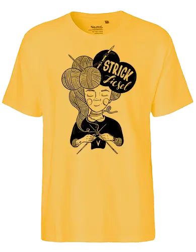 Strickliesel - stricken, Knitting, Strickliesel - Fairtrade T-Shirt