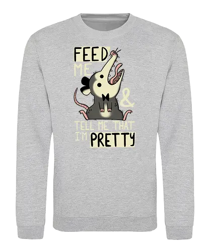Pretty Possum - opossum, pretty, feed me, hübsch, süß - Sweatshirt