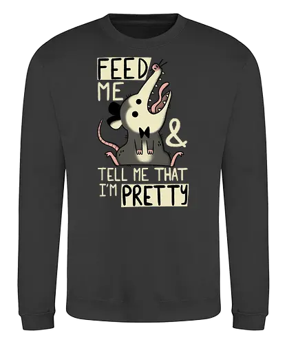 Pretty Possum - opossum, pretty, feed me, hübsch, süß - Sweatshirt
