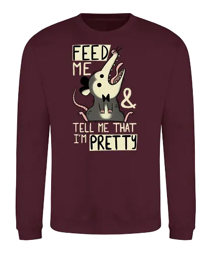 Pretty Possum - opossum, pretty, feed me, hübsch, süß - Sweatshirt