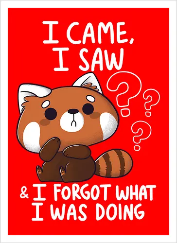 Forgetful Red Panda