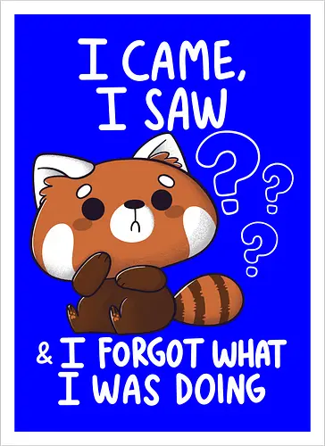 Forgetful Red Panda