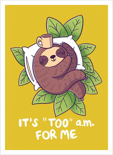 "Too" a.m.