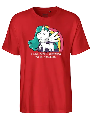Fabulous Unicorn - Fabulous, unicorn, einhorn, fancy - Fairtrade T-Shirt