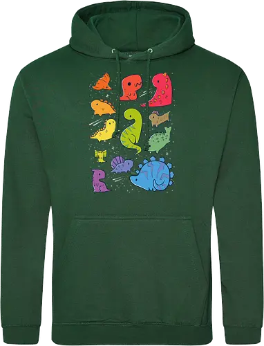 Tiny Rainbow Dinosaurs