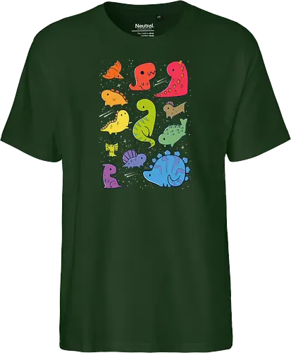 Tiny Rainbow Dinosaurs