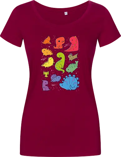 Tiny Rainbow Dinosaurs