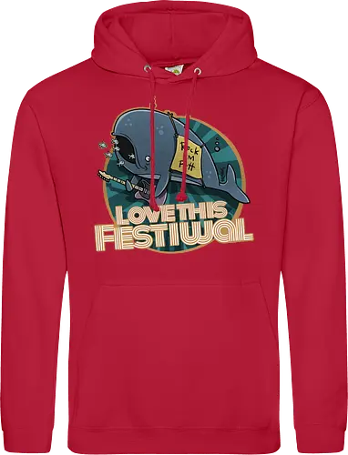 Festiwal - rock, music, festival, wal - Standard Hoodie