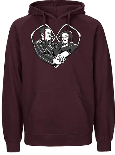 Eternal Love - addams family, ewige liebe, liebe, spooky - Fairtrade Hoodie