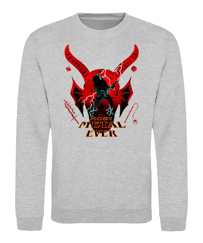 That's Why We Play - metal, Eddie, strange, thing, Hellfire - Sweatshirt