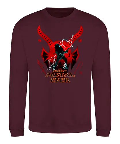 That's Why We Play - metal, Eddie, strange, thing, Hellfire - Sweatshirt