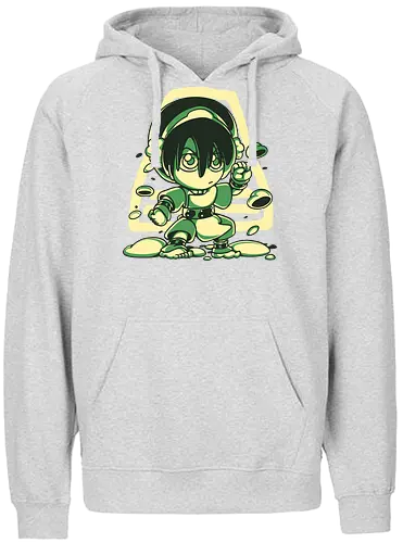 Cute earthbender - earth, Bending, avatar - Fairtrade Hoodie