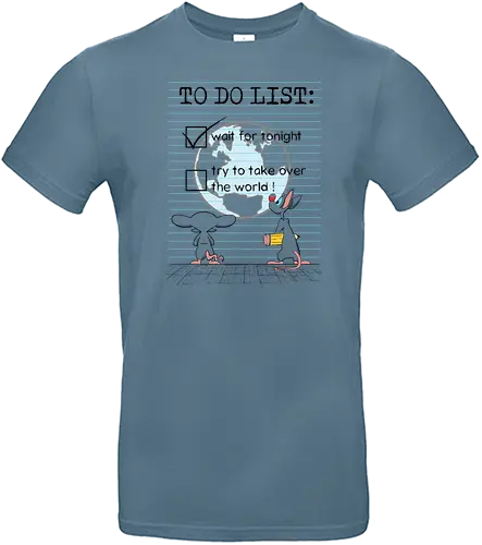 To do list - mouse, cartoon, world domination - Standard T-Shirt