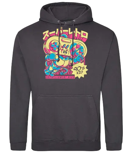Super Retro - retro, controller, 90s, console, konsole, gaming - Standard Hoodie