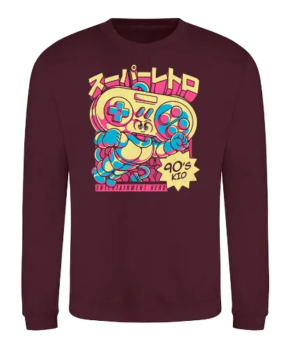 Super Retro - retro, controller, 90s, console, konsole, gaming - Sweatshirt