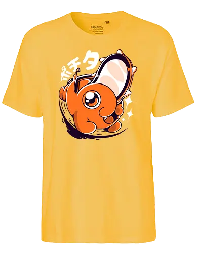 Chainsaw Cute - anime, manga, chainsaw, dog, cute - Fairtrade T-Shirt