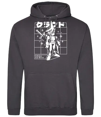 Polygonal Soldier - final, fantasy, polygon, gaming - Standard Hoodie