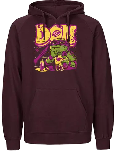 Don Mayhem - turtle, pizza, ninja - Fairtrade Hoodie