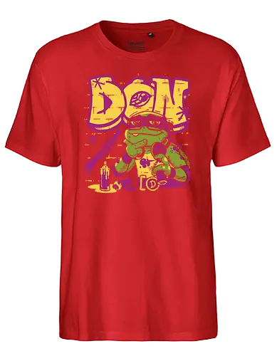 Don Mayhem - turtle, pizza, ninja - Fairtrade T-Shirt