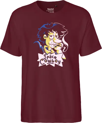 Stu Spiegel - space cowboy, bounty hunter, cowboy, anime, mashup, cartoon - Fairtrade T-Shirt