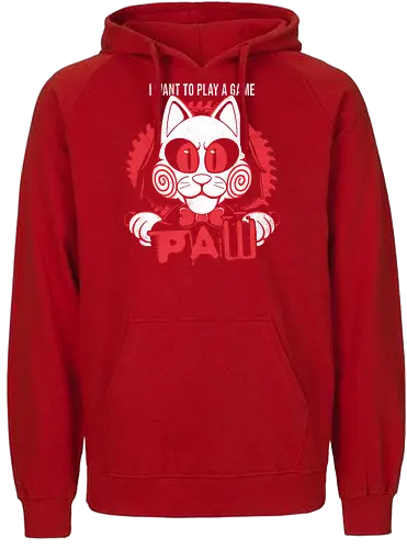JigPaw - Paw, saw, cat, horror, mashup - Fairtrade Hoodie
