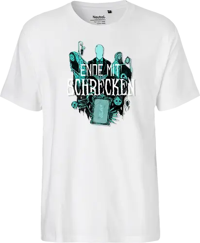 Ende mit Schrecken (Logo) - Ende mit schrecken, podriders, poComicast - Fairtrade T-Shirt