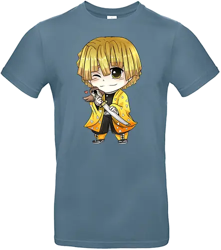 Zenitsu - anime, manga, kawaii, chibi, Slayer - Standard T-Shirt