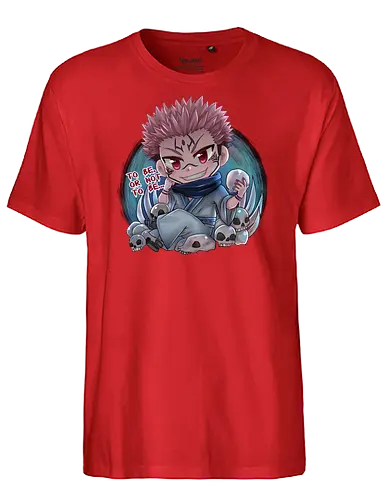 Sukuna - anime, chibi, char, Sakuna, Jujutsu - Fairtrade T-Shirt