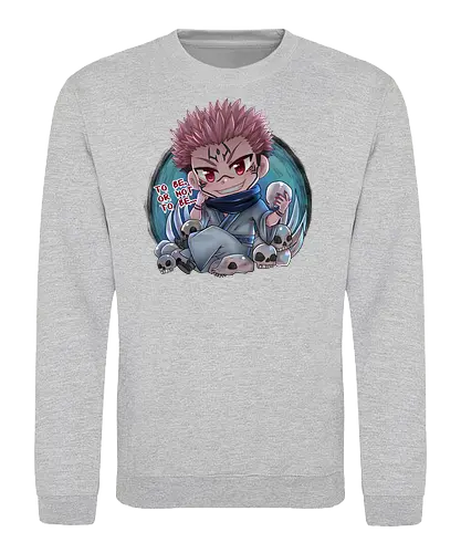 Sukuna - anime, chibi, char, Sakuna, Jujutsu - Sweatshirt