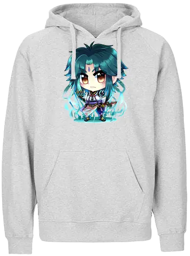 Xiao - Genshin, impact, gaming, chibi - Fairtrade Hoodie